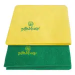 PAWPUP Dog Towel Super Absorbent Microfiber Pet Towel For Dogs, Cats And Other Pets (40x24 Inches, Yellow & Green)